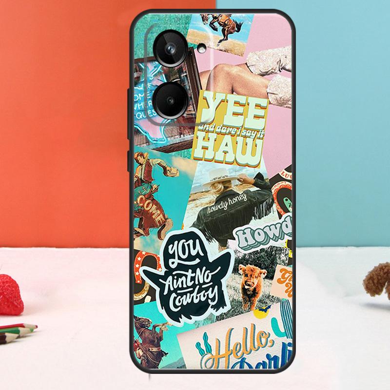 Western Cowgirl Cowboy Boho For Realme 15 Pro 10 11 12 13 14 Pro Plus GT6 GT7 C65 C67 C63 C61 C55 C51 C53 C35 C75 Case