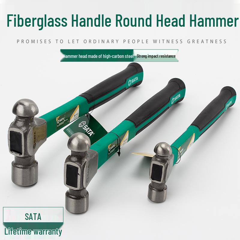 SATA Tools Fiberglass Handle Round Head Hammer Series 92301-92305 Model 92301