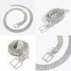 Premium Metal Water Drilled Waist Chain Women Fashion Waist Jewelry Accessory
