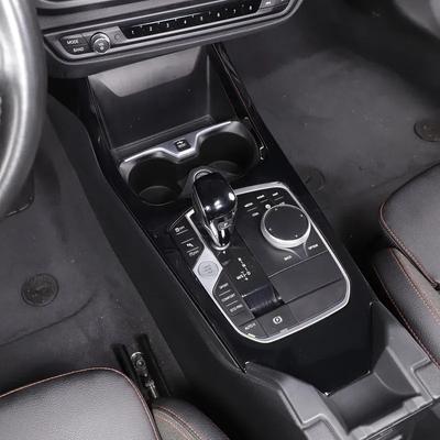 For BMW 2 Series F44 -2024 PVC Black Car Central Control Gear Panel Frame Central Control Gearbox Sticker Car Accessories