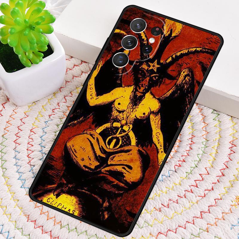 Devil Satan Phone Case for Samsung Galaxy note 10 pro S26 Ultra S23 S24 FE S25 S21 S22 PLUS shockproof Cove