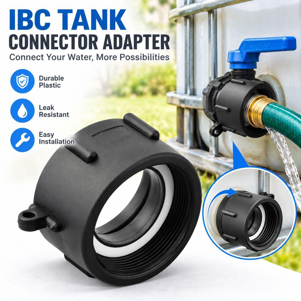 Female Thread IBC Tank Connector Plastic Water Tank Fitting New IBC Adapter Irrigation Accessories