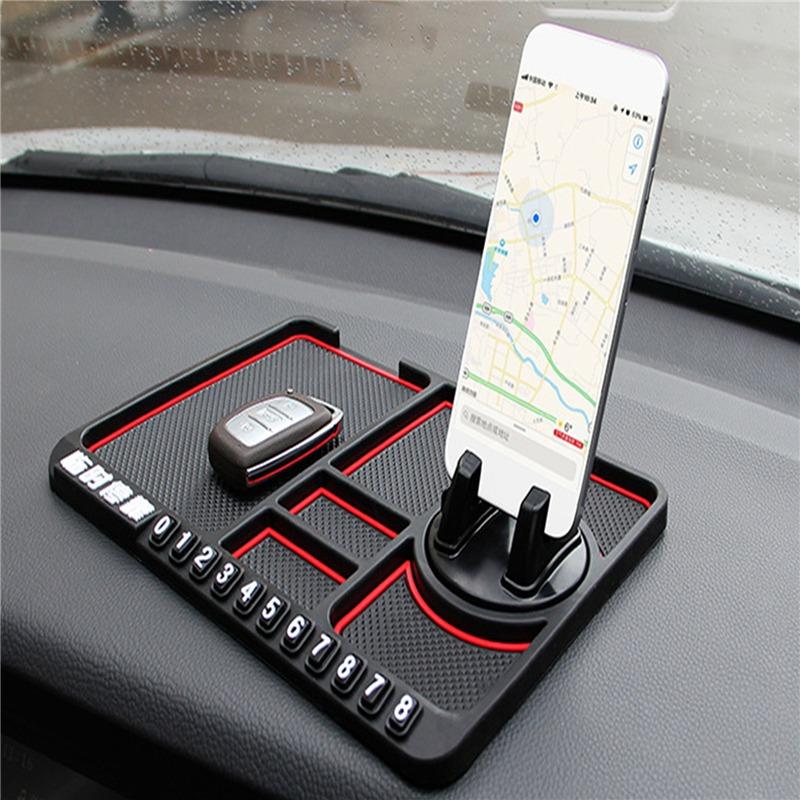 Practical Tool Car Accessories Car Dashboard Portable Bracket Mobile Phone Bracket Car Non-slip Mat Useful