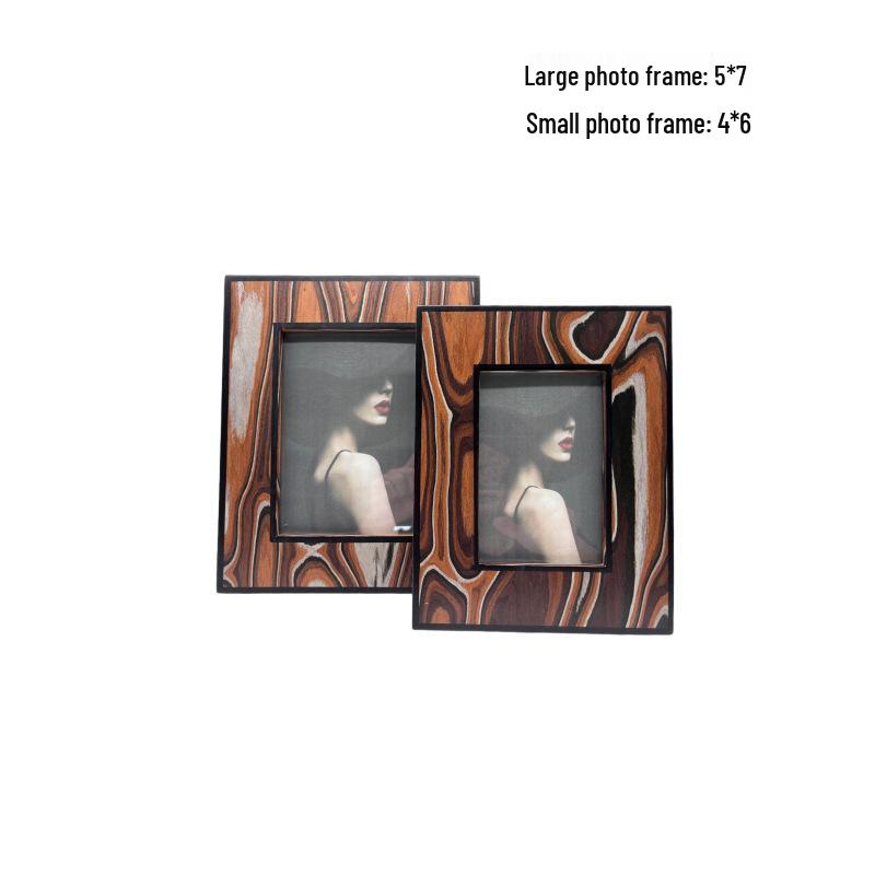 Modern Wooden Grain Ornament Storage Box - Decorative Display and Soft Furnishings for Home Decor 2700₽