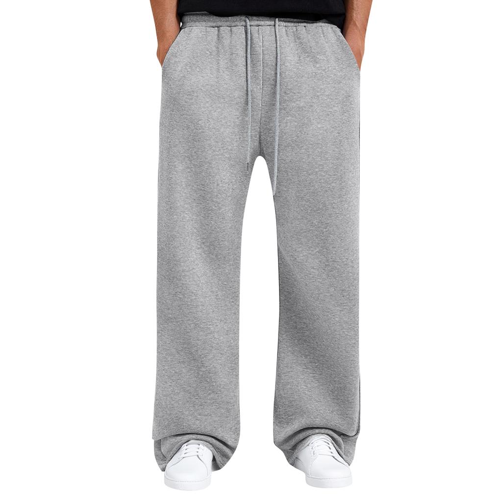 Men's Baggy Sweatpants Wide Leg Sweat Pants With Pockets