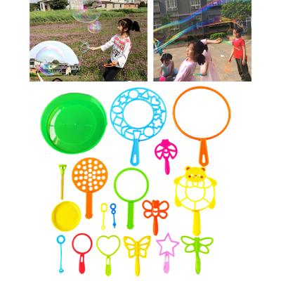 Colorful Bubble Blower Set Big Bubbles Wand Collection for Indoor/Outdoor Fun Kids' Bubble Entertainment