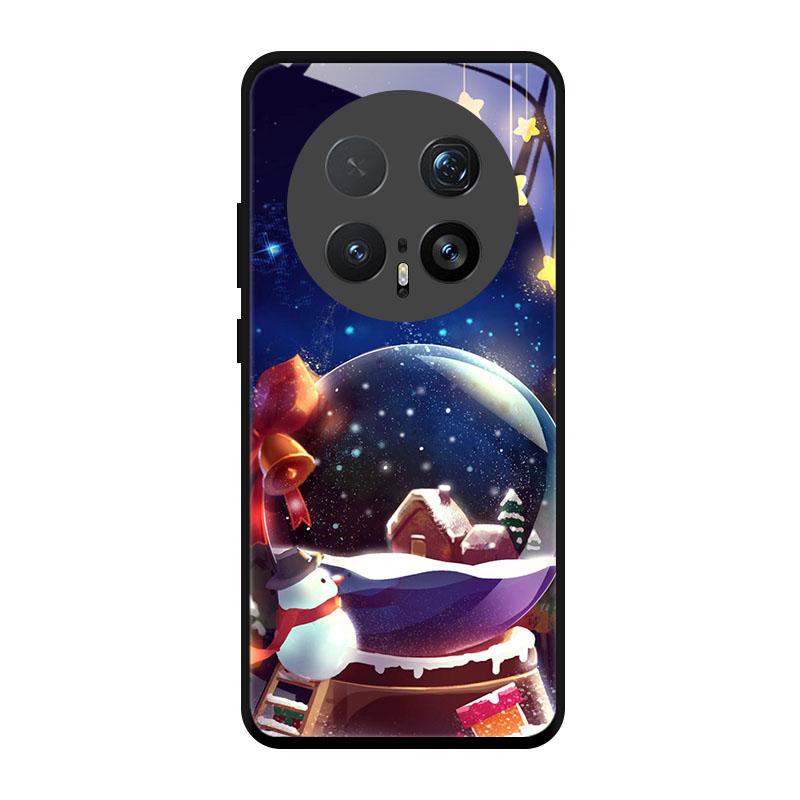Christmas Painted Cover For Honor Magic 7 8 X60 X50 Pro Magic8 X50i X50GT 90 Lite Case Tempered Glass Protection Funda Shell