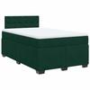 Maison Exclusive - Sommier à lattes de lit et matelas Vert foncé 120x200cm Velours
