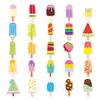 50 Delicious Food Graffiti Popsicle Stickers – Waterproof Decoration for Water Bottles, Stationery & Planners, Small Size