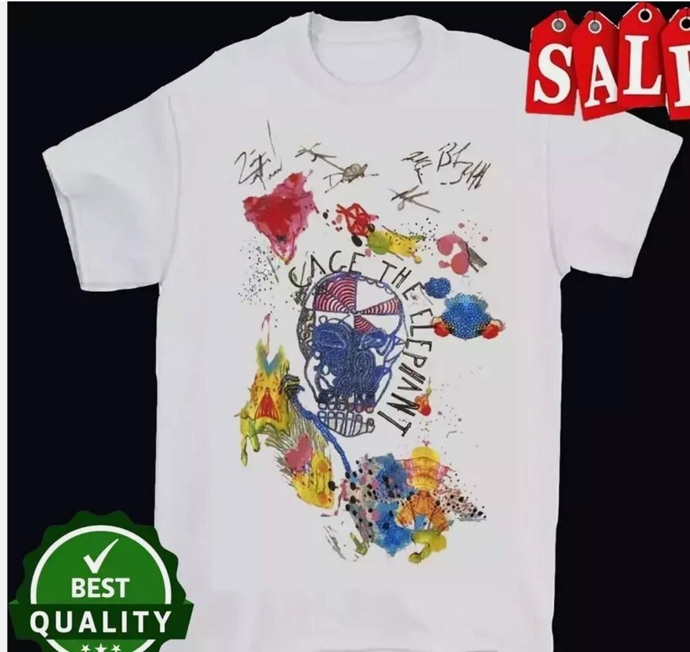 

Cage The Elephant Self Titled Album Tour T Shirt Full Size S5XL FN1273 Unisex T-Shirt XXXL