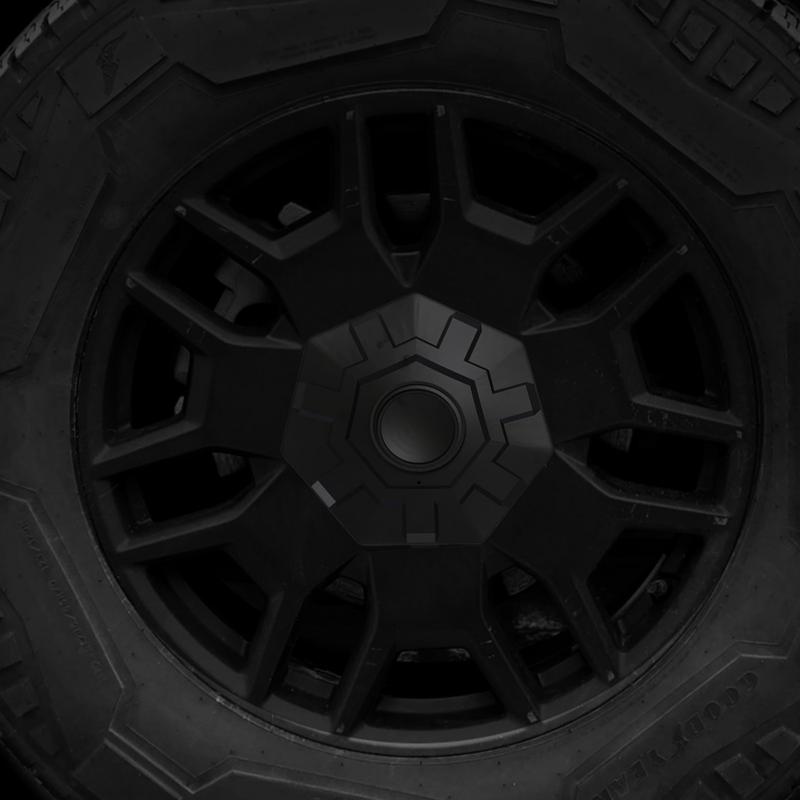 For Tesla Cybertruck Hub Caps Full Coverage Hub Cover Set of 4 Full Coverage Removable Wheel Center Cap Car Exterior Accessories