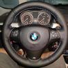 For BMW E81 E90 Pack M Sport M3 E91 E92 E93 E87 E82 E88 X1 E84 Full Black Leather Car Steering Wheel Braid Soft Leather Cover