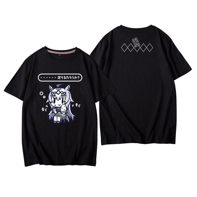 Anime Oguri Cap Unisex Autumn T-Shirt Harajuku Vintage Short Sleeve Loose Oversized Casual Fitness Comfortable Y2k Kawaii Top