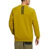 Adidas Tx Logo Crew Sweatshirt With Three Stripes Print Unisex Sweatshirt Yellow HN2034