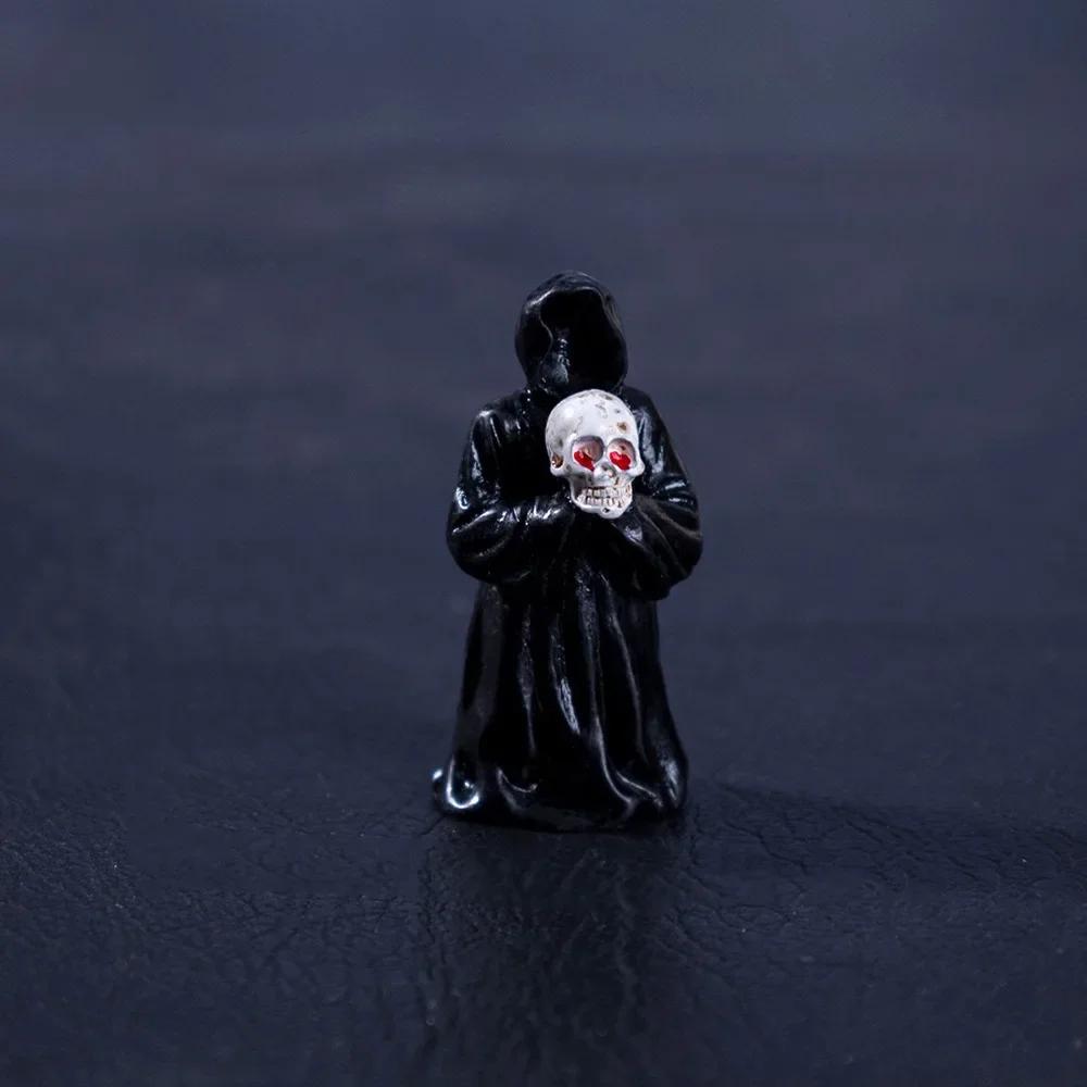 Multicolor Halloween Miniature Figurine Resin Micro Landscape Cartoon Scary Rabbit Statue Pumpkin Party Ornaments