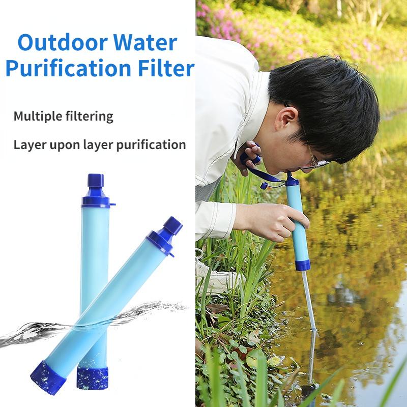 

Портативный очиститель воды для улицы, кемпинга, пешего туризма, выживания в чрезвычайных ситуациях, портативный очиститель воды