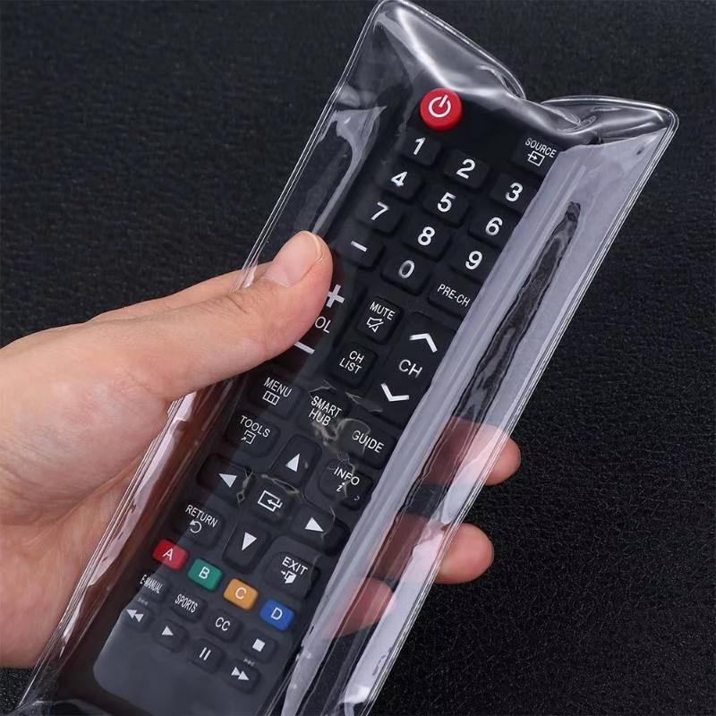 5 Stück Transparente Universelle Fernbedienung Hülle Staubdichte Abdeckung Klimaanlage TV Fernbedienung Wasserdichte Tasche Schutzhülle