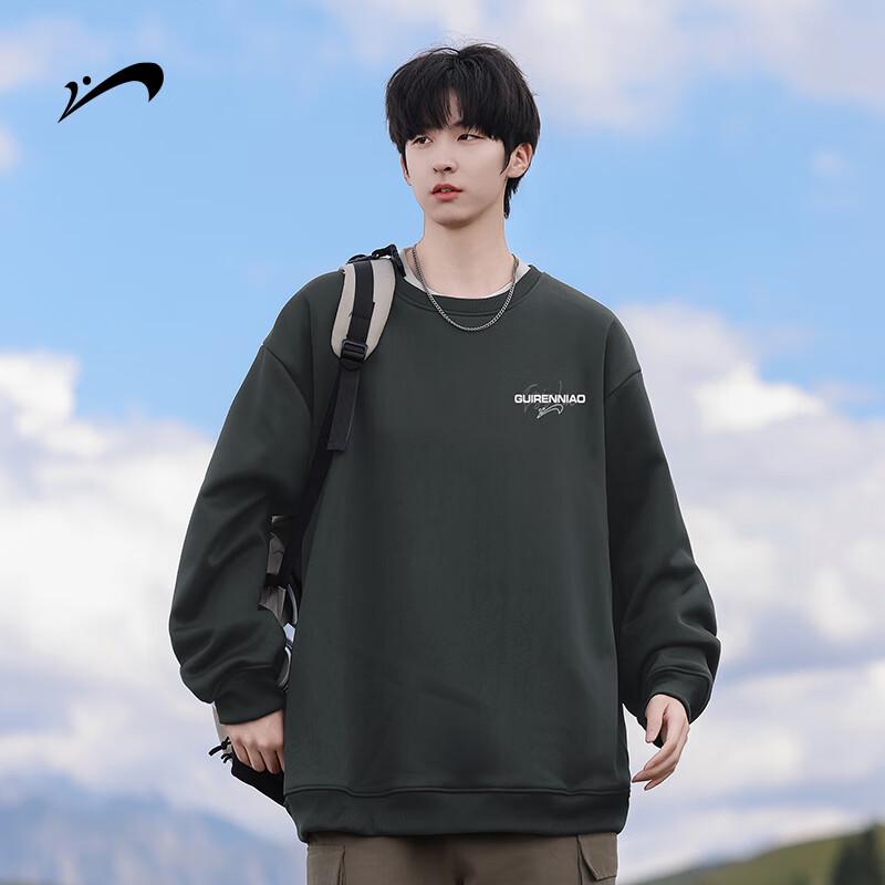 

Мужской свитшот с круглым вырезом Guirenniao 2XL