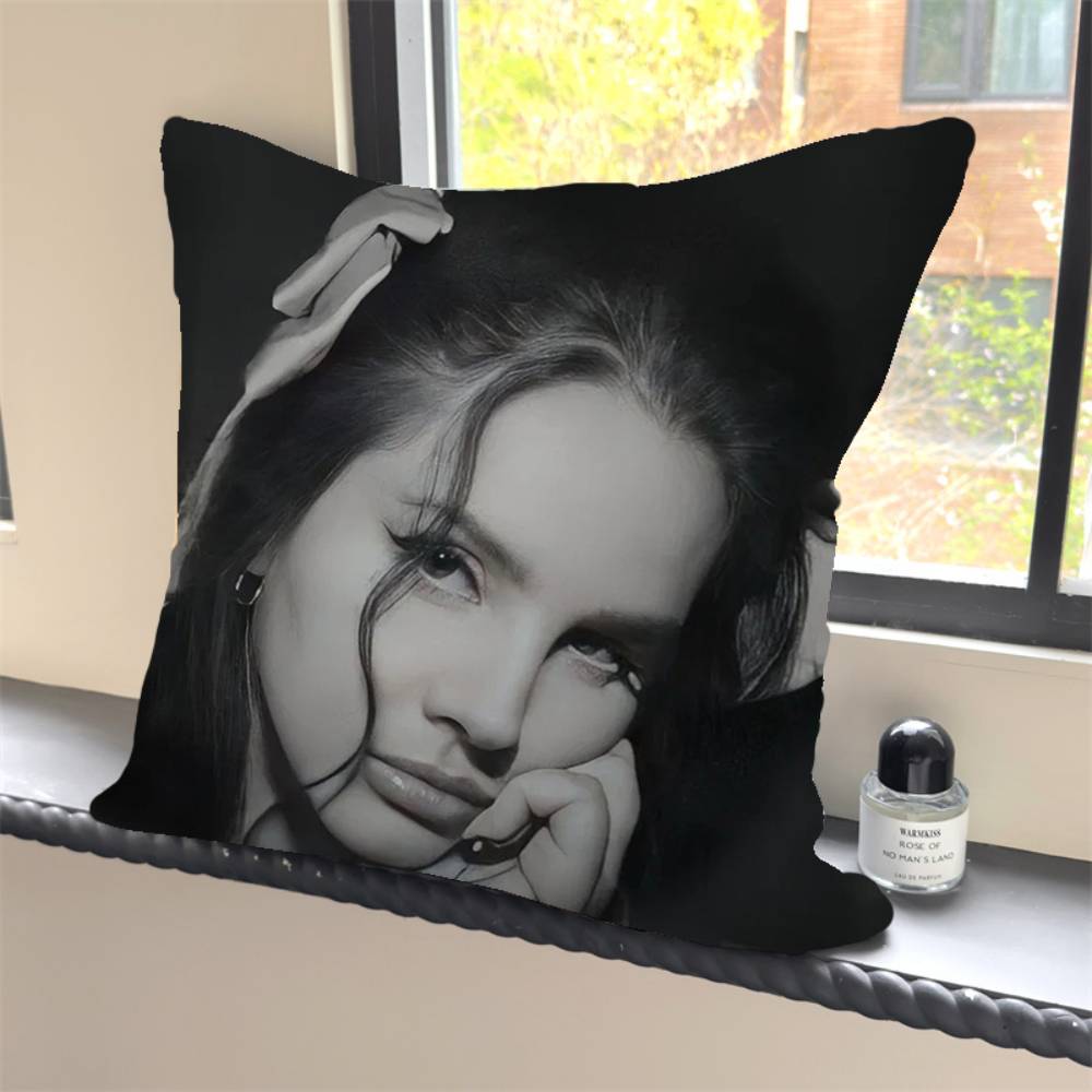 1PC Girl Singer Lana Del Rey Pillow Case Square  Bedroom Sofa Leisure Comfort Cushion Car Home Decoration