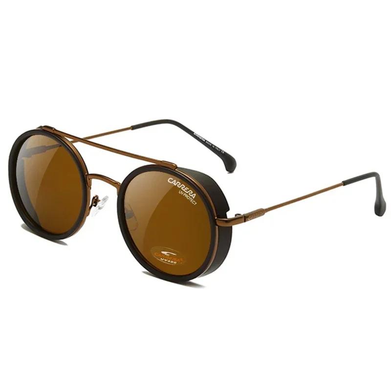 Carrera Retro Sonnenbrille Vintage für Damen und Herren Sport Fahren Metallrahmen UV400 Brillen Pilot Sonnenbrille für Damen 167/S