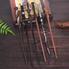 Harry & Hermione Premium Magic Wand Set - Finely Carved Metal Heart Core.