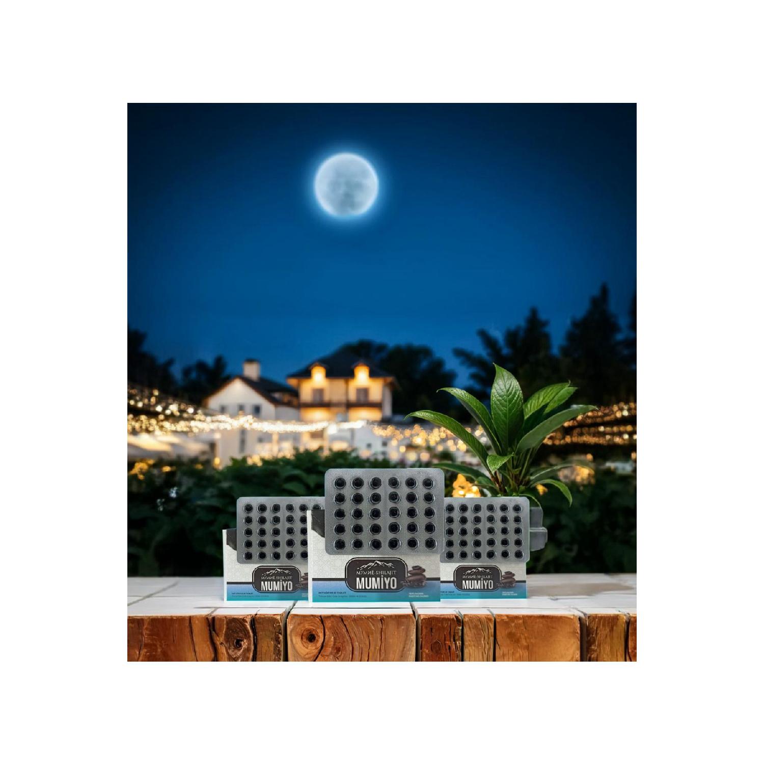 

100 %pure Mumiyo 30 Piece Of Tablet Imported From Kyrgyzstan 3 Pieces