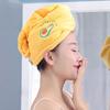 WTEMPO 1PC Women's Winter Dry Hair Cap Absorbent Shower Cap Hair Washing Quick Drying Embroidered Towel Female Thickened Hair Towels