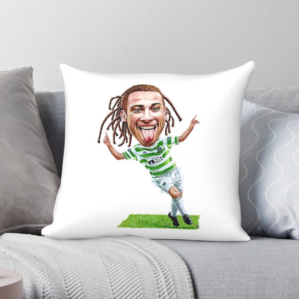 Henrik Larsson Square Pillowcase Polyester Linen Velvet Printed Zip Decorative Throw Pillow Case Home Cushion Cover Wholesale