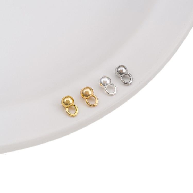 14K Gold-Filled Color-Retention Clasp Connector Beads and End Caps for DIY Jewelry