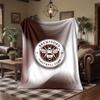 Brentford Football Print Flannel Blanket Soft Warm Sofa Bed Throw Blanket For Home Office Bedroom