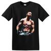 Conor McGregor MMA Kämpfer Porträt T-Shirt mit tätowiertem Champion Kunst-Tee Grafik