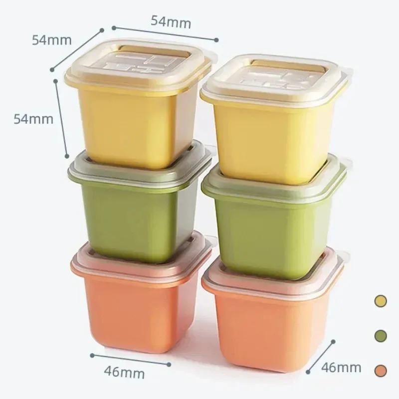 6-1 pz Creatori di Cubetti di Ghiaccio Quadrati Stampini per Cubetti di Ghiaccio Riutilizzabili Mini Stampo per Cubetti di Ghiaccio Gadget per Congelare Bevande al Whiskey Strumenti da Cucina