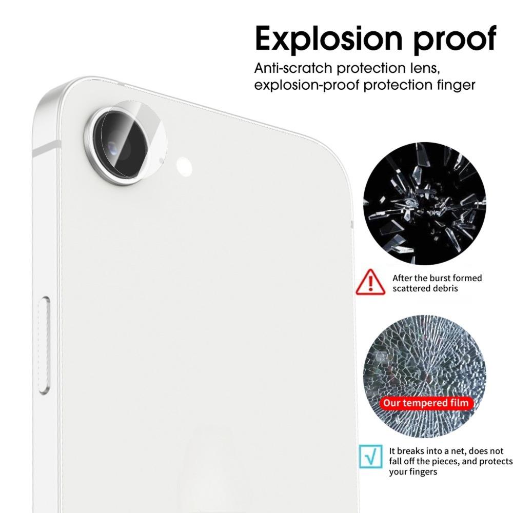 5-1pcs 3D Tempered Glass for IPhone 17e Back Camera Lens Protector Cover Films  9H Anti-Scratch Protective Film for IPhone 17E