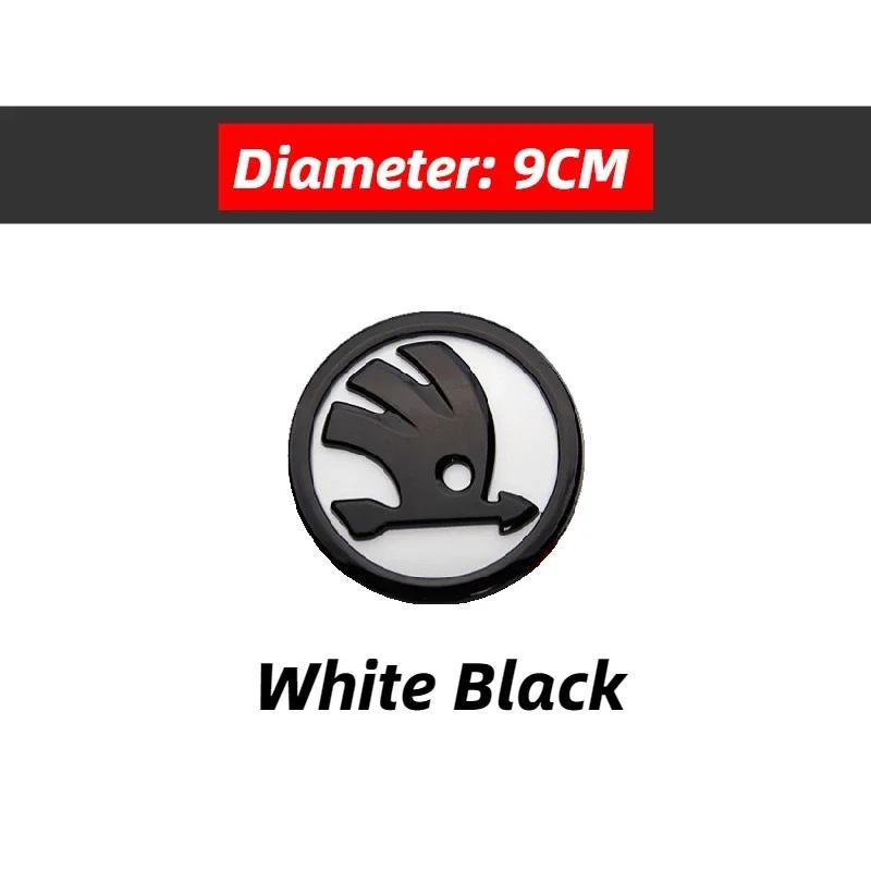 2026 Hot For SKODA 8CM 9CM Car Front Emblem Sticker Rear Trunk Badge for Skoda Octavia Fabia 1 2 Rapid Superb A5 A7 Karoq Yeti V