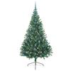 Artificial Pre lit Christmas Tree Green 210 cm PVC