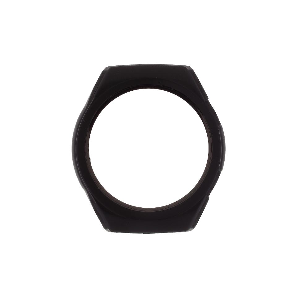 

Rubberized PC Frame Intergrated Tempered Glass Screen Protector Smart Watch Cover for Huawei Watch GT 2e Black