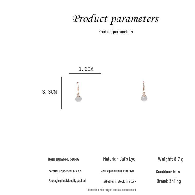 Koreanische Mode Perlenstecker & Vielseitige Hängeohrringe, Hongkong-Stil Hepburn Kleine Ohrringe