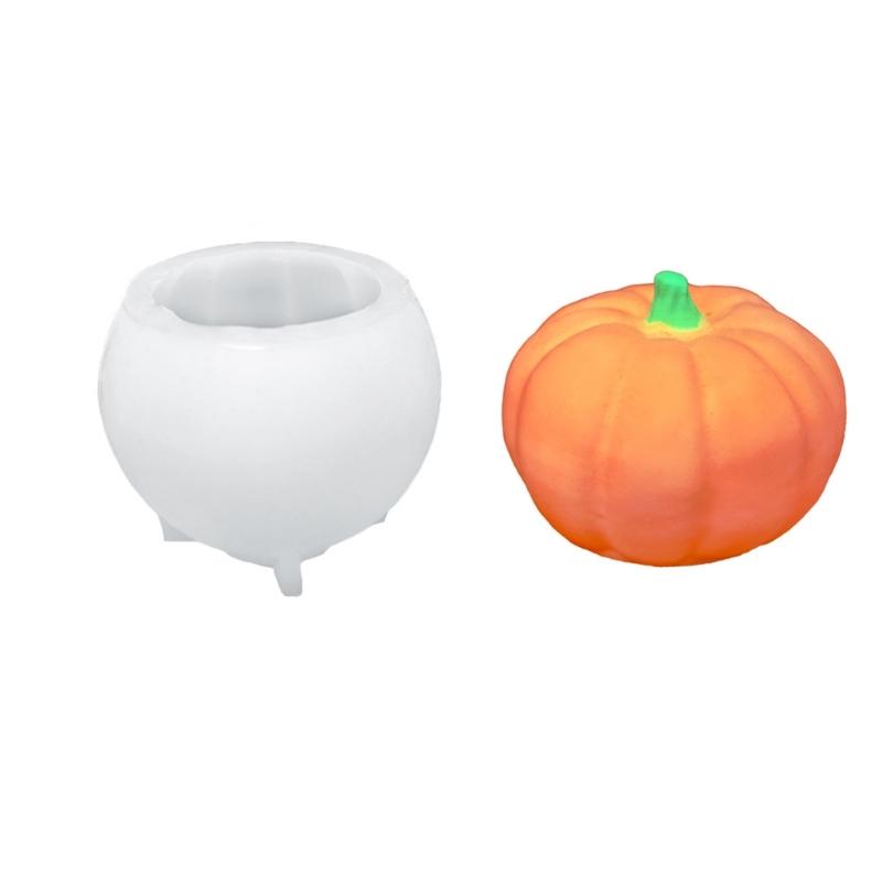 Skull/Pumpkin Shape Silicone Baking Mold Candle Moulds for Chocolate Crafts Halloween Party Supplies Dishwasher Safe