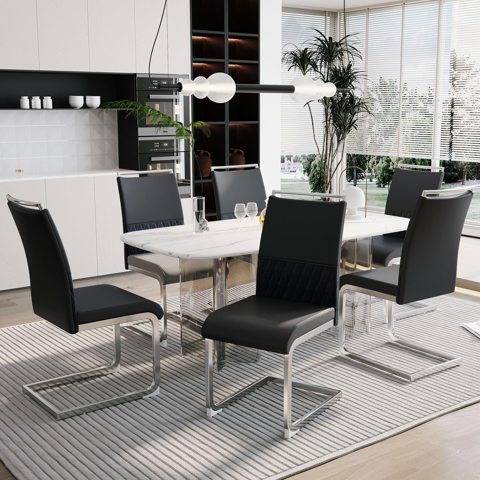 Modern Dining Chairs Set of 6