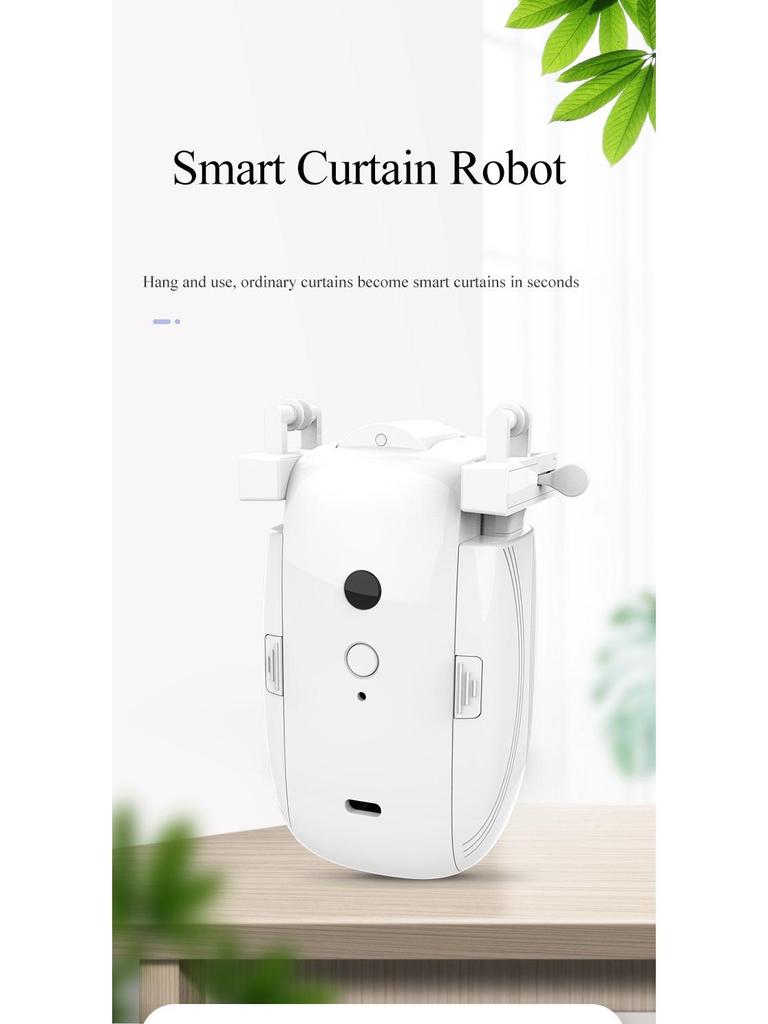 Bluetooth Smart Curtain Motor with Tuya Integration - No Wiring Needed.