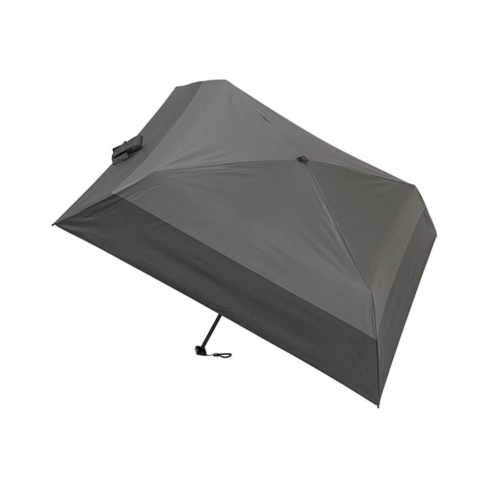 

Masu Sun Umbrella for All Square Folding Dark 50cm Lightweight and Ultra [Moonbat] Men s Weather, Umbrella, Bicolor, Gray, [Ultra Slim]