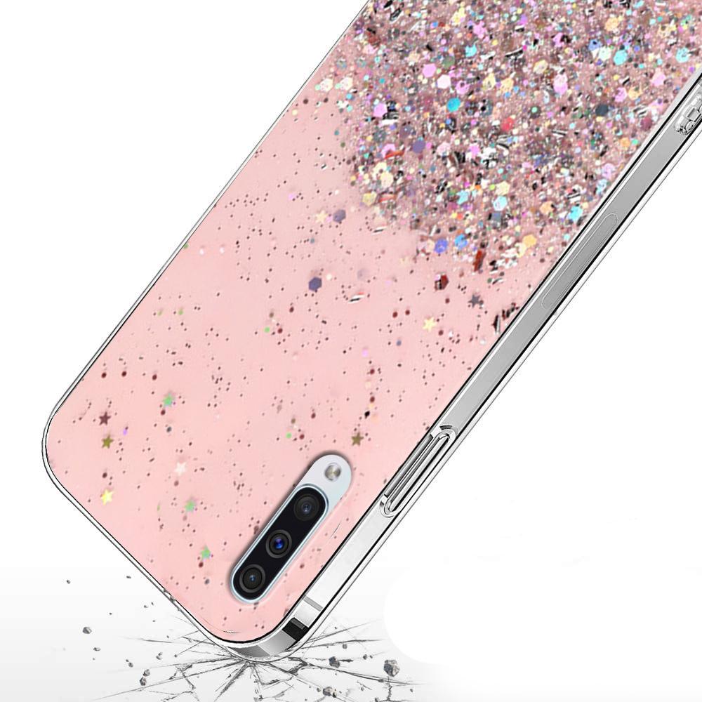 Case for Samsung Galaxy A50/A50S/A30S, Glittery, Pink