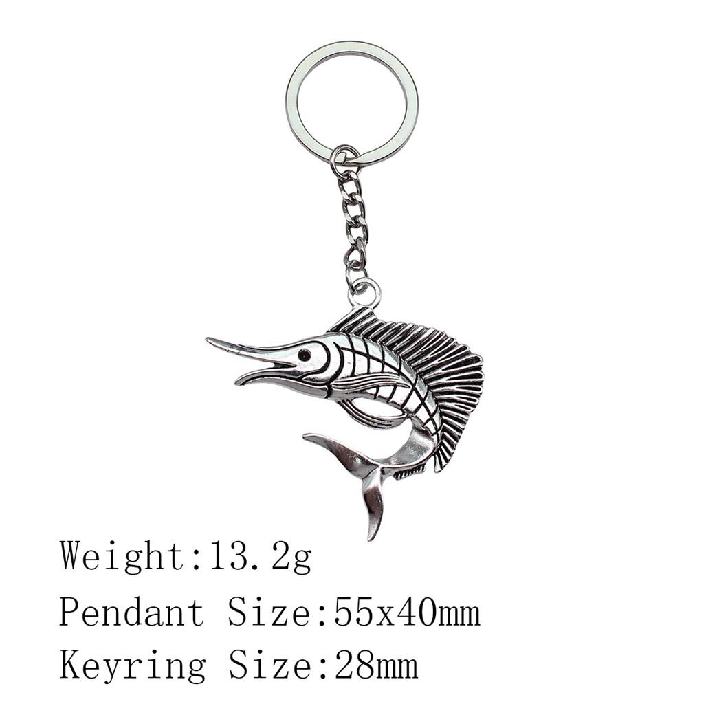 Mother's Day Keychain For Bags Seahorse Octopus Mermaid Key Ring Souvenir Men Chains