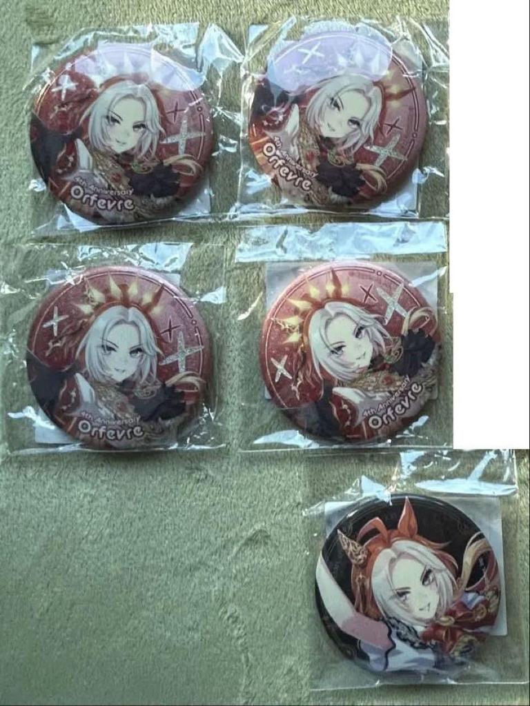 [USED] Uma Musume Official Glitter Can Badge Orfevre