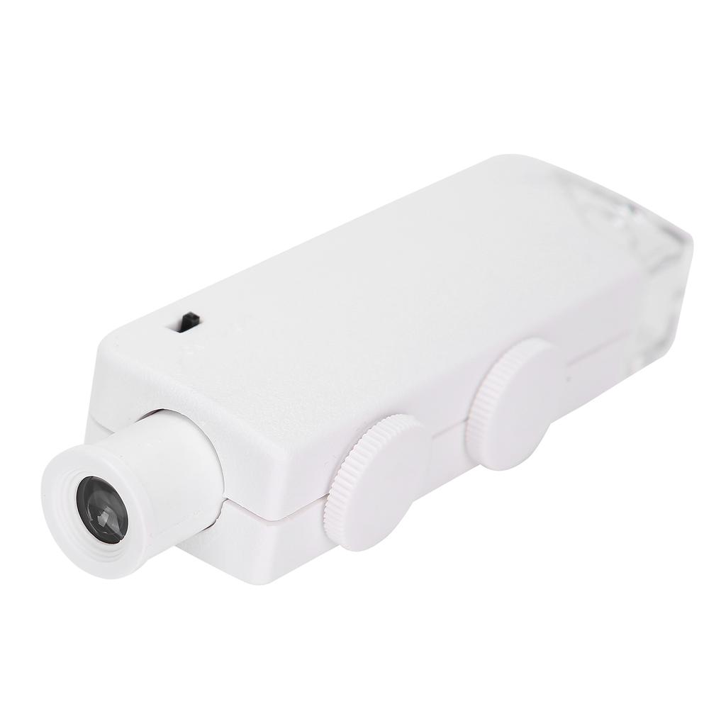 Lente d'ingrandimento a zoom regolabile 160‑200X con luce LED Mini lente d'ingrandimento portatile