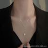 Diamond-filled Happiness Gourd Necklace for Women, Niche Design, Light Luxury Collarbone Necklace, New Pendant for Women, Trendy Gift