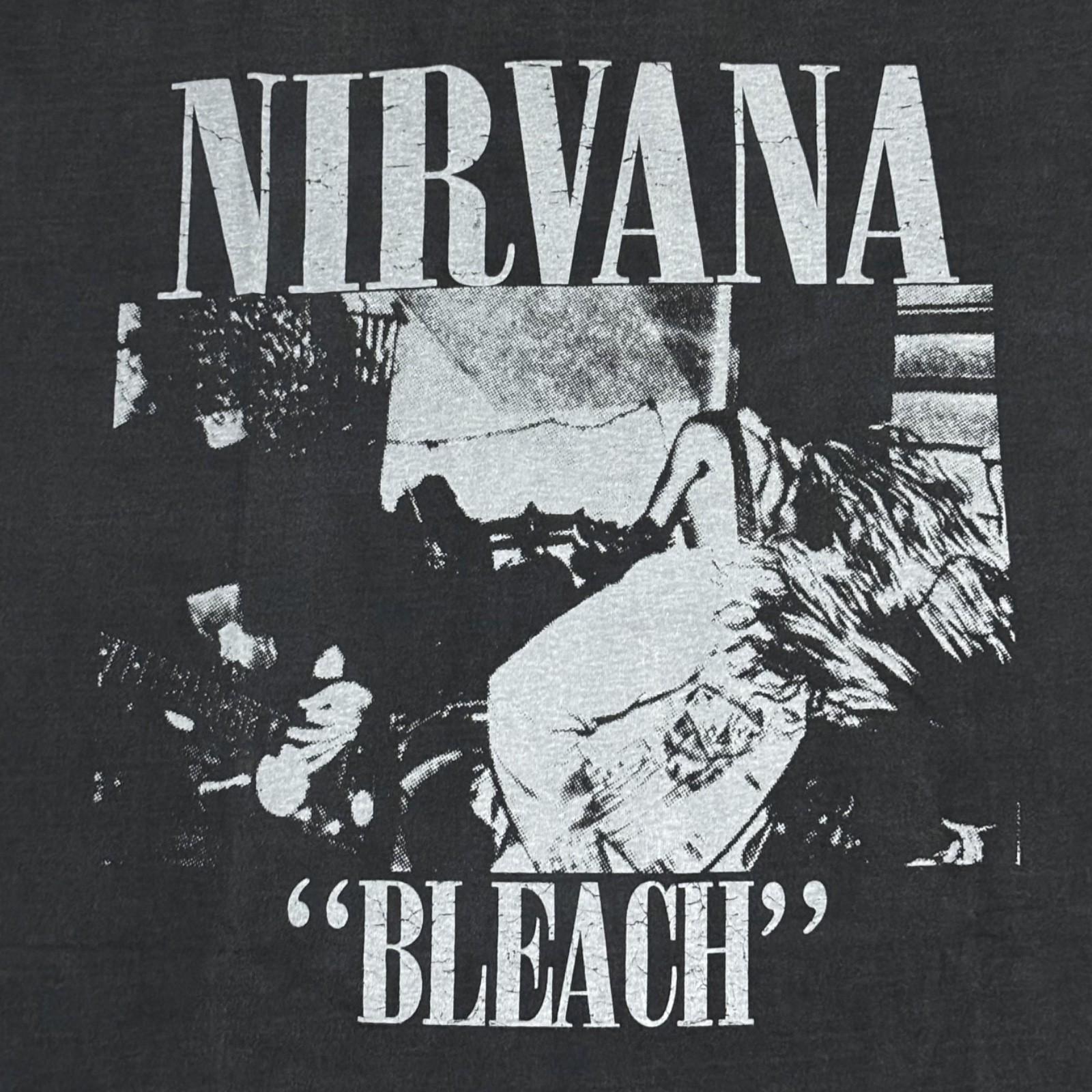 Vintage 90s Nirvana Bleach Fudge Pack Smokin 90s Grunge Band Sz.L Shirt REPRINT Unisex T-Shirt L