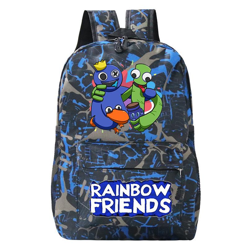 Game merchandise Cartoon print Junior high school student High school bag Outdoor leisure travel Backpack