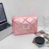 Quilting Women's Cosmetic Pouch Large Capacity Travel Storage Bags Simple Plaid Ladies Clutch Handbags Big Toiletry Bag