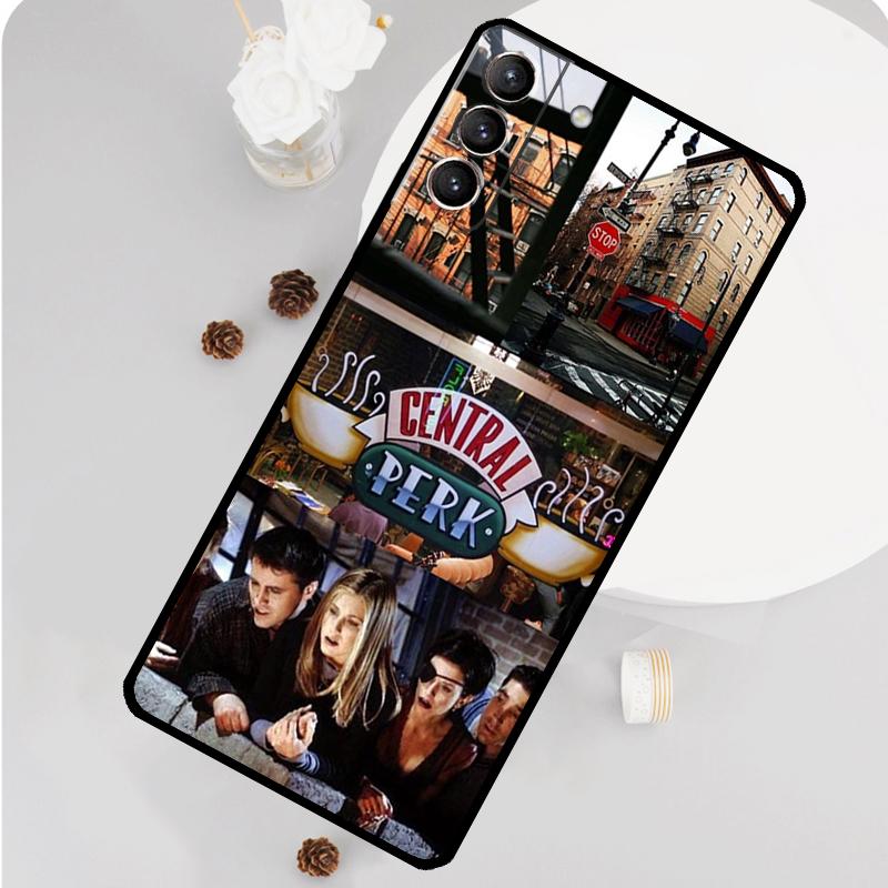 Central Perk Friends TV Show Phone Case For Samsung Galaxy S24 S26 Ultra S20 S21 S22 S23 S25 Plus S10 S25 FE Funda Cover